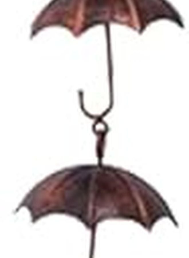 مُصْطَدَة مَطَر مَعْدَنِيَّة مِظَلَّة تَصْرِيف سَقْفِيّ زَخْرَفَة مَصْرِف مَائِيّ - Image 1